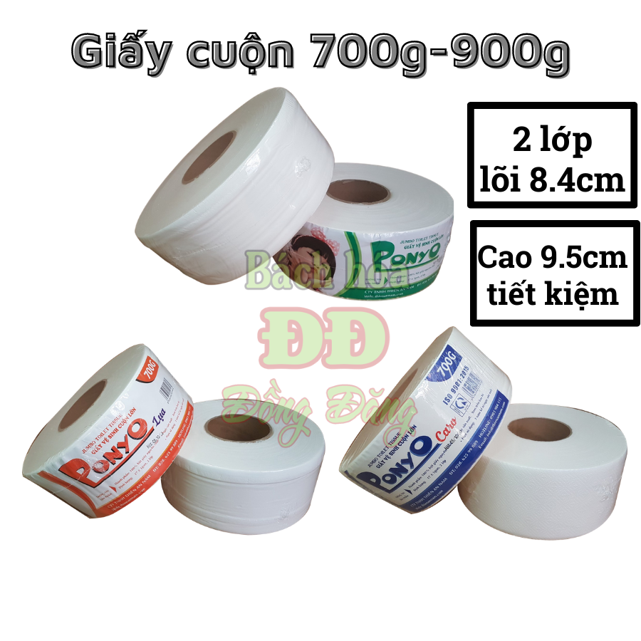 GIẤY VỆ SINH CUỘN LỚN PONYO