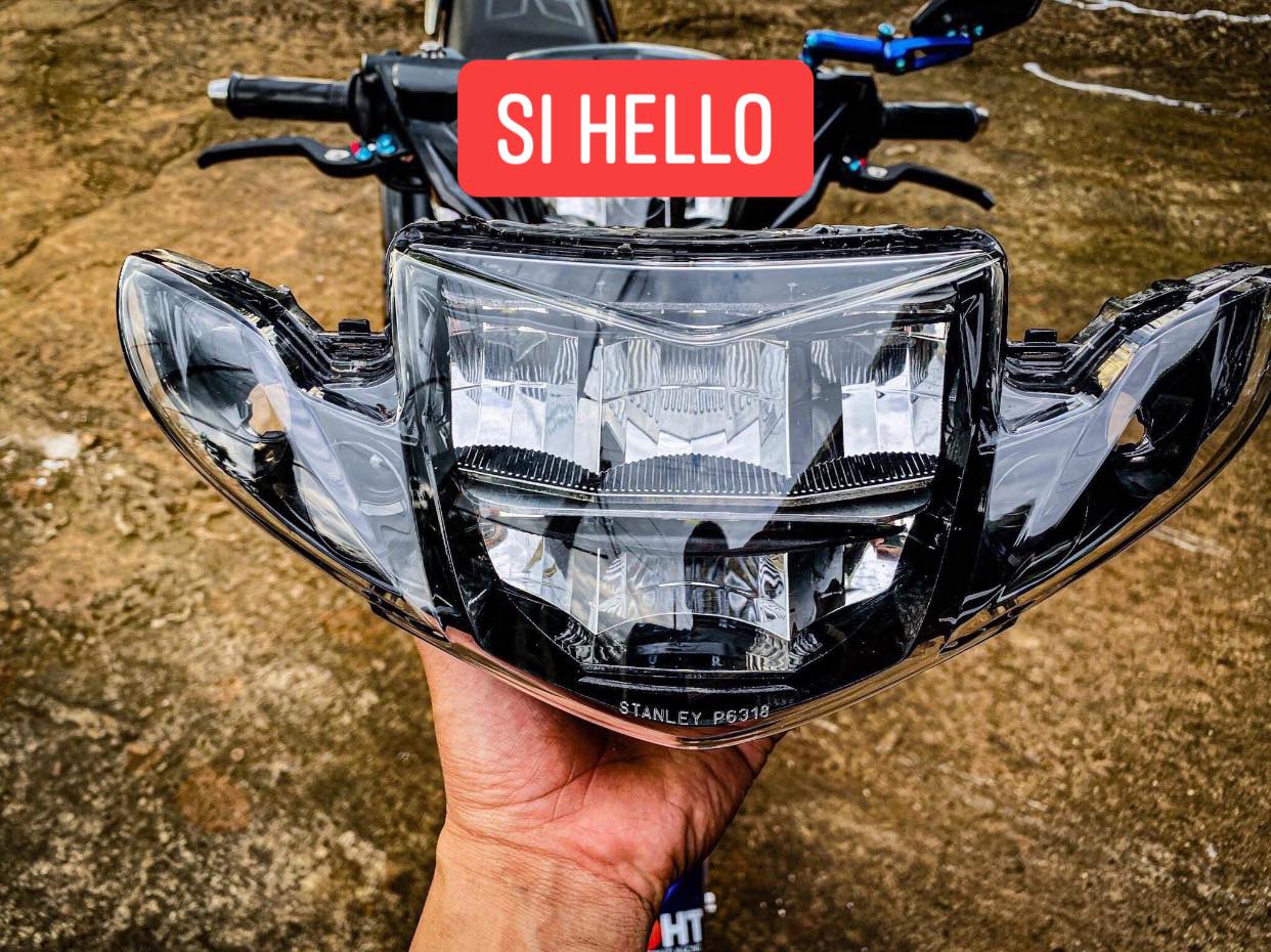 Zinpat 2-Stage Headlights Installed with Sirius 50-110Cc