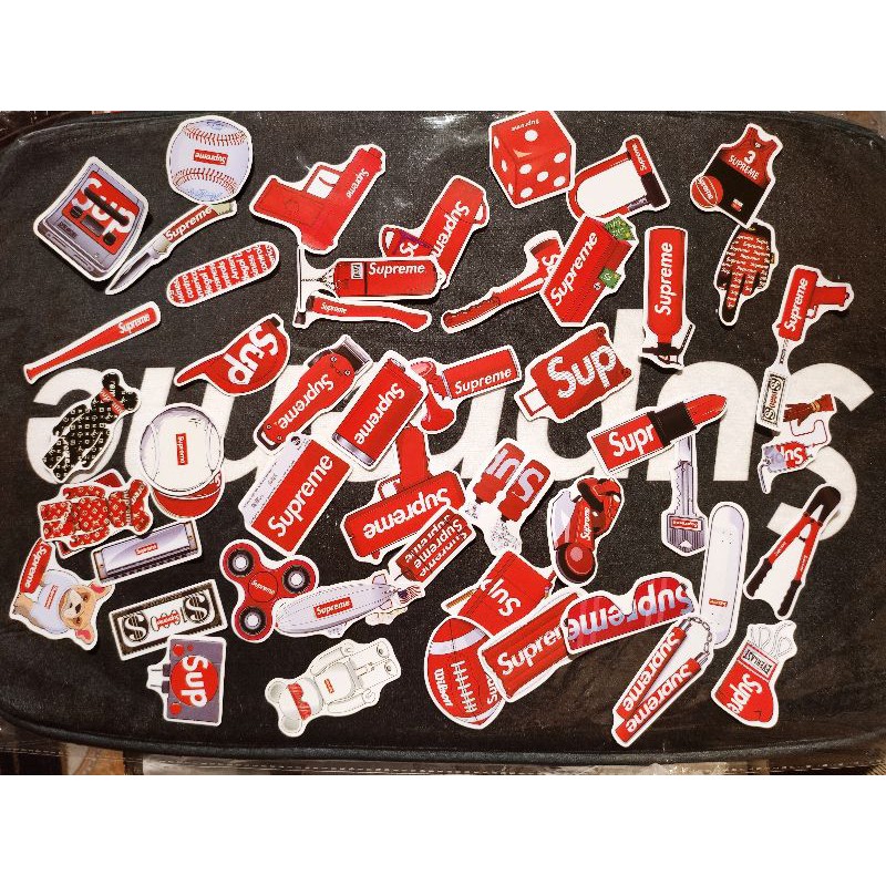 Bộ 50 hình dán Supreme cỡ vừa