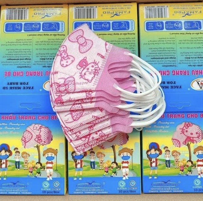Khẩu trang kháng khuẩn cho bé