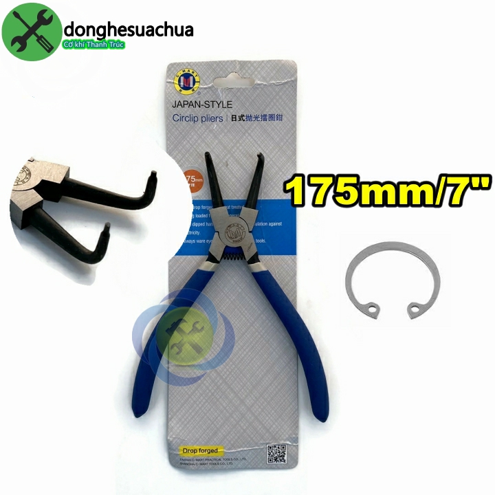 Kìm phe trong miệng cong c-mart b0025-07 dài 175mm