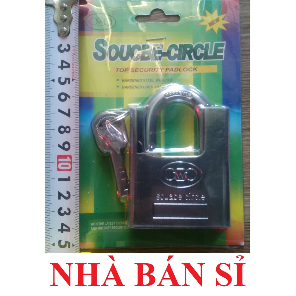 Ổ khóa chống cắt 3 vòng soucbe 60mm