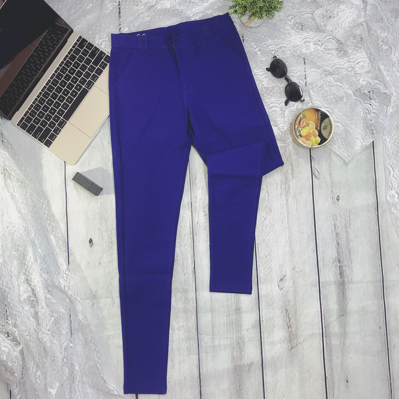 [HCM]Quần cotton dây kéo dài size trung hot