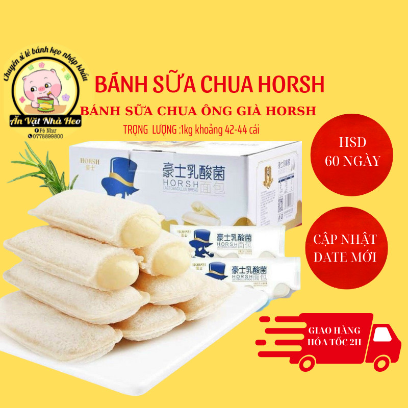 ( 1kg khoảng 42-44 cái ) Bánh sữa chua Horsh MÃ MTXD01