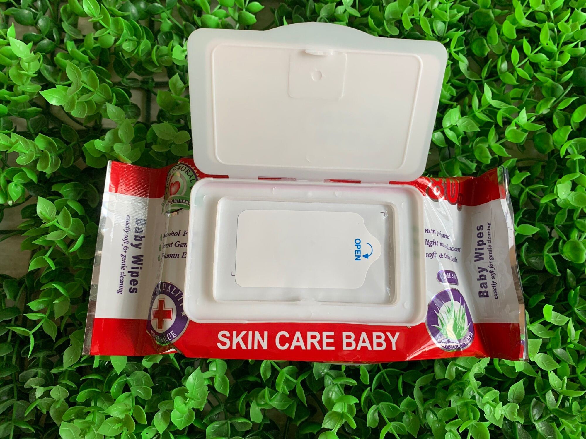 Khăn Giấy Ướt Baby Wipes Bịch 80g- Combo 10 gói
