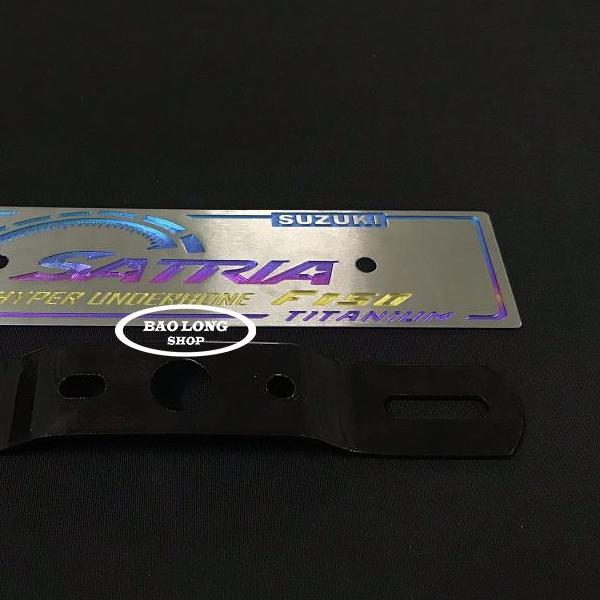 Bảng tên TITANIUM điện phân dành cho SATRIA (100% TITAN)