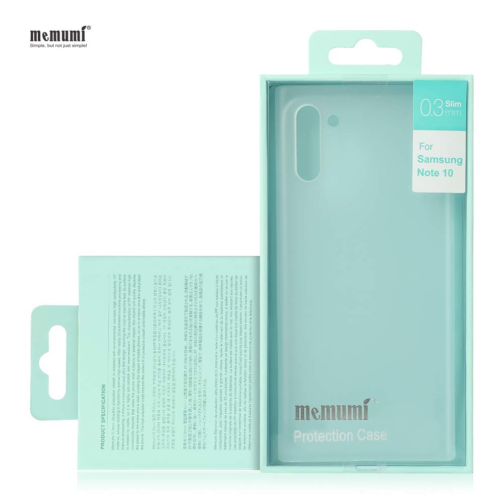 Ốp Lưng Siêu Mỏng Memumi Cho Samsung Galaxy Note 10, Ốp Lưng Samsung Note 10 Thời Trang