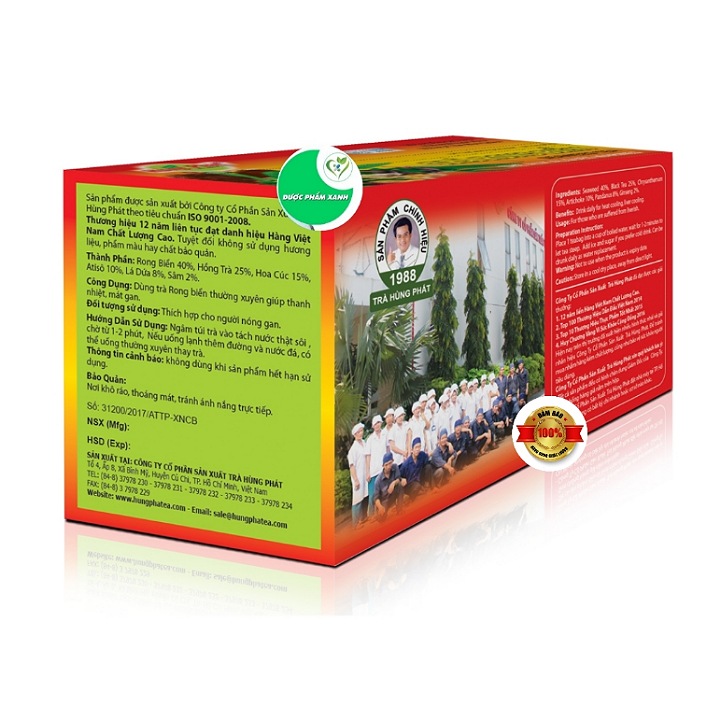 TRÀ RONG BIỂN (25 gói x 2g) - Thương hiệu Hùng Phát