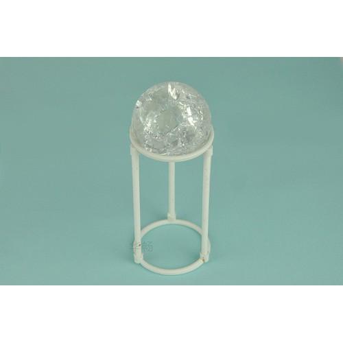 Quả cầu thủy tinh 5cm phụ kiện thác nước phong thủy, máy sương tạo khói Kèm giá đở