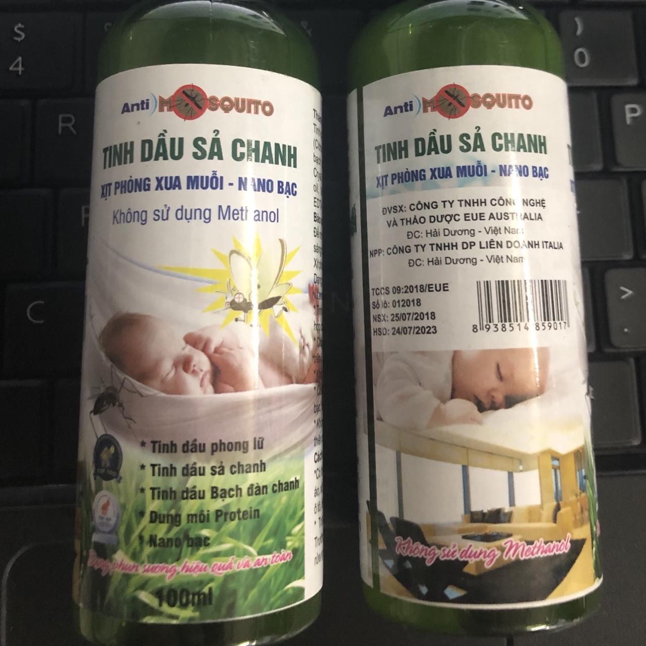 COMBO 2 CHAI TINH DẦU SẢ CHANH 10 ml