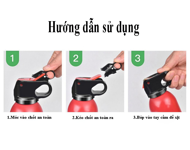 Bình Xịt Chữa Cháy Bình Cứu Hỏa Mini Dập Lửa Khẩn Cấp Ô tô Văn Phòng Siêu Nhanh