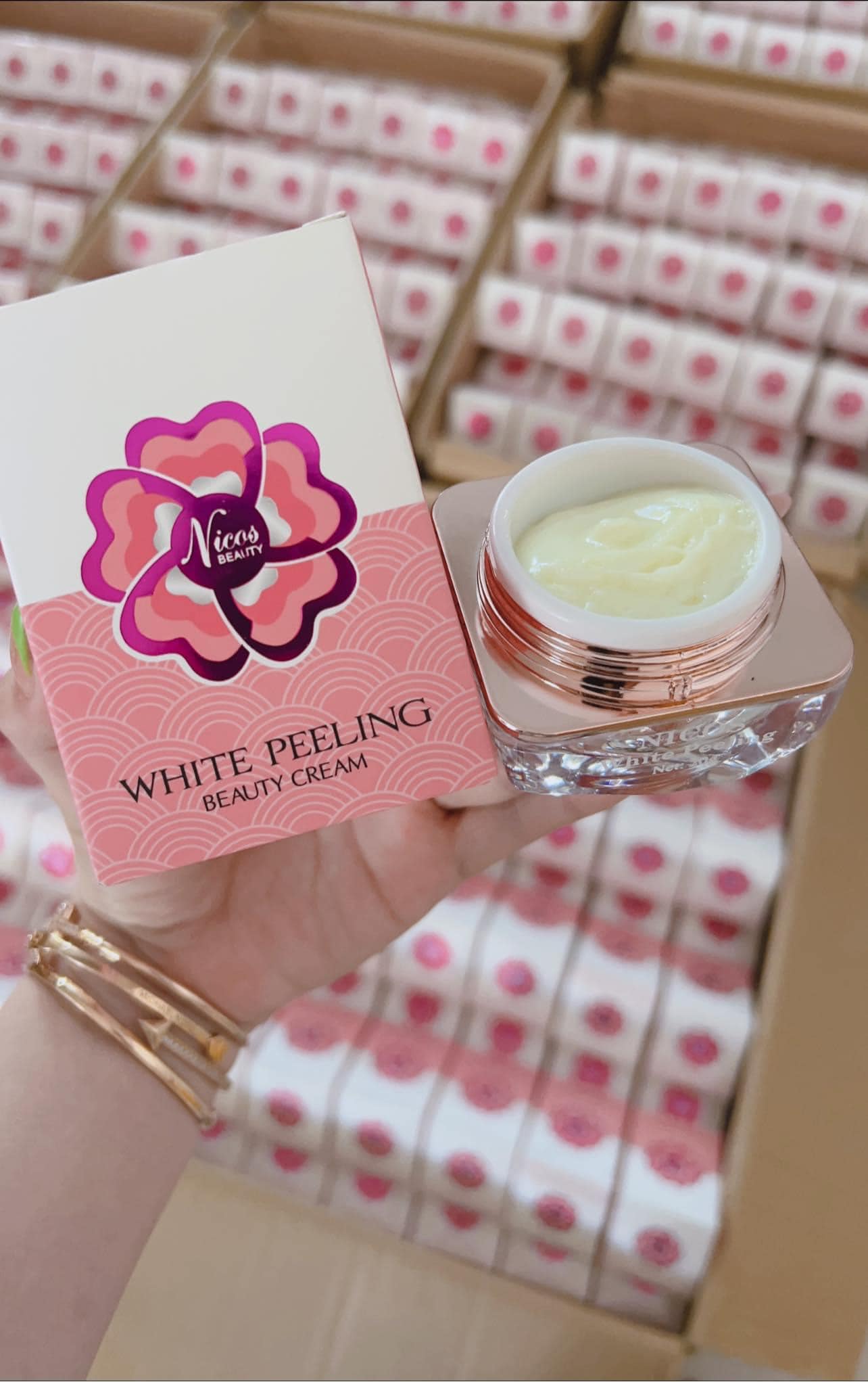 (Giá SỈ) Kem face peel da Nicos Beauty - dành cho da mặt