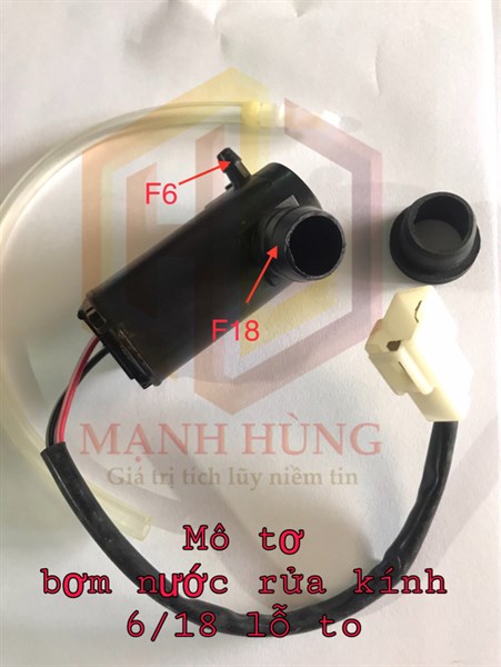 Mô tơ Bơm nước rửa kính lỗ to 24V máy bơm nước phụ kiện máy bơm nước phụ tùng ô tô phụ tùng máy nông nghiệp phụ tùng Hùng Lỳ