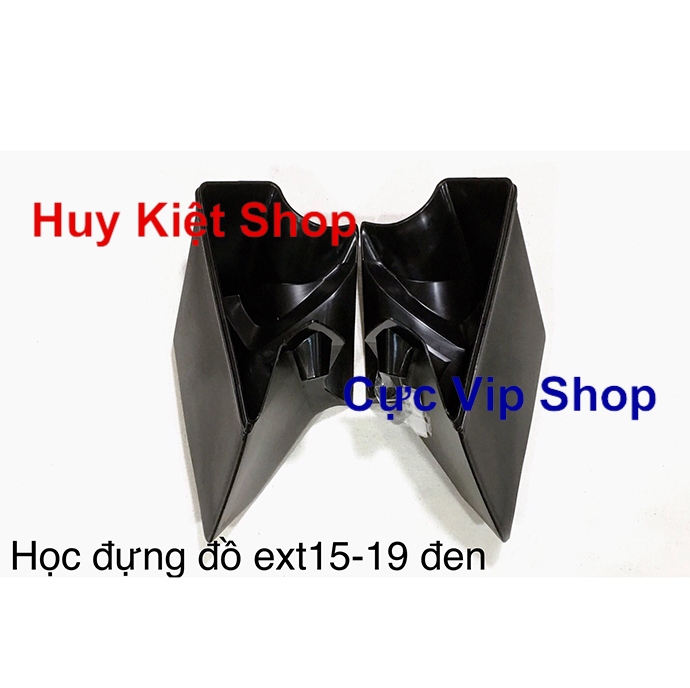 Hộc đựng đồ exciter 2015 - 2019 full đen ms2112