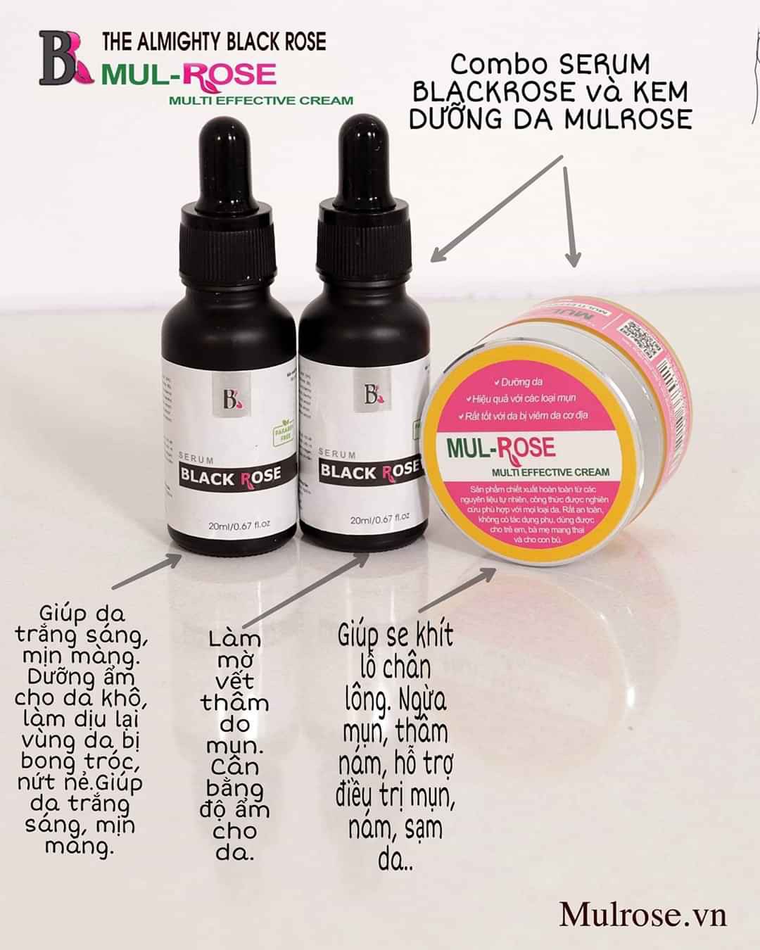 Serum dưỡng da Black Rose