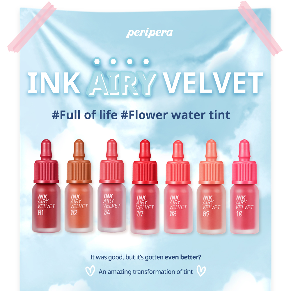 [Săn Sale]Son Kem Lì Peripera Ink Airy Velvet 4g