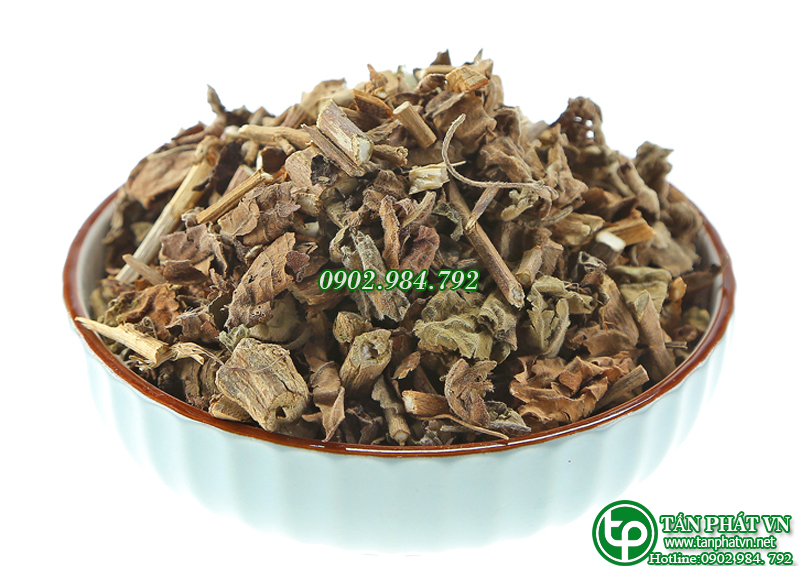 Hoắc hương khô 500g - Thảo Dược Tấn Phát - Hỗ trợ buồn nôn và đau bụng lạnh