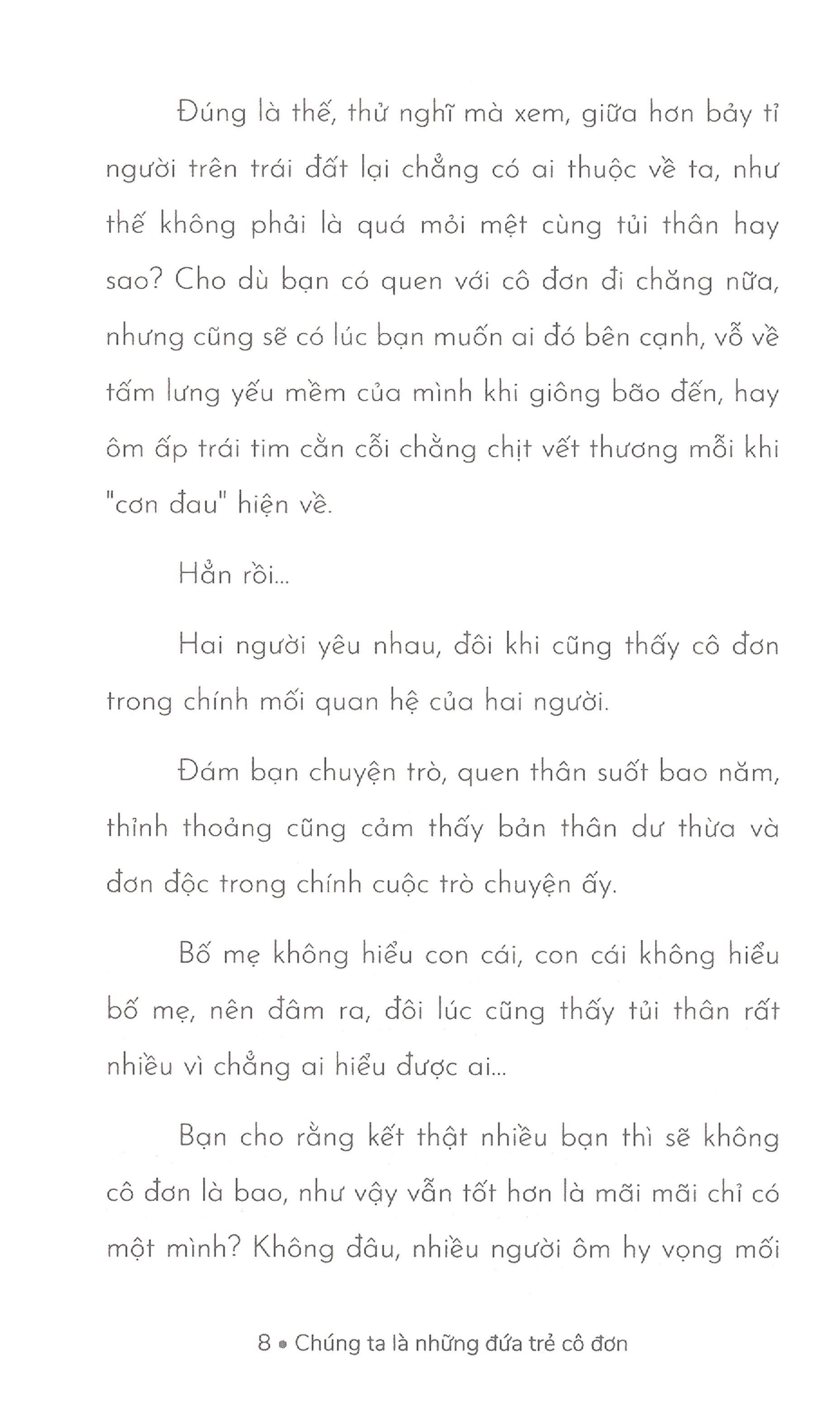 Chúng Ta Là Những Đứa Trẻ Cô Đơn