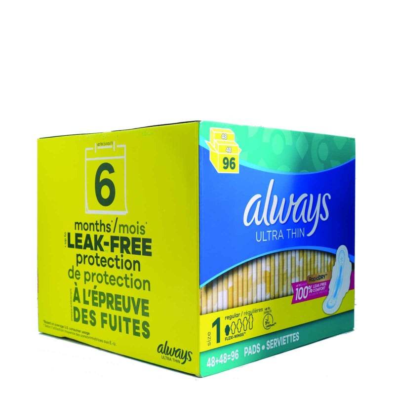 BĂNG VỆ SINH ALWAYS ULTRA THIN (48 MIẾNG) - Size 1