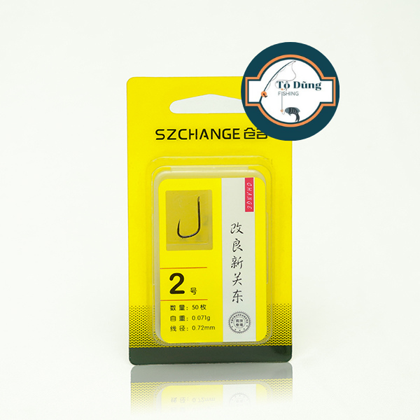 Lưỡi SZCHANGE không ngạnh màu đen (lưỡi chép)