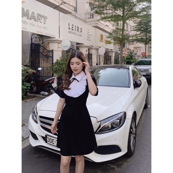 [3-5/8 Hoàn Tiền 25%]Đầm Coco phối màu