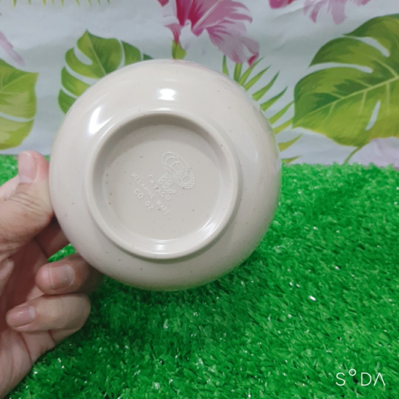 [HCM]Chén Cơm Màu Nâu Bóng Nhựa Melamine Cao Cấp Fataco(CO02) Cao Cấp