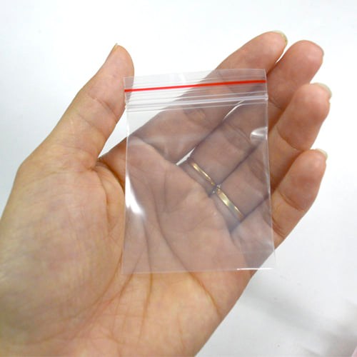 HCM - (1KG) Túi Zipper Chỉ Đỏ - Đủ Các Size Giá Rẻ