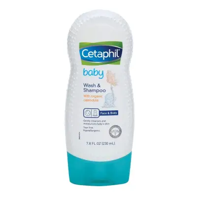 Sữa tắm gội toàn thân cho bé Cetaphil Baby with Organic Calendula 230ml - Đức