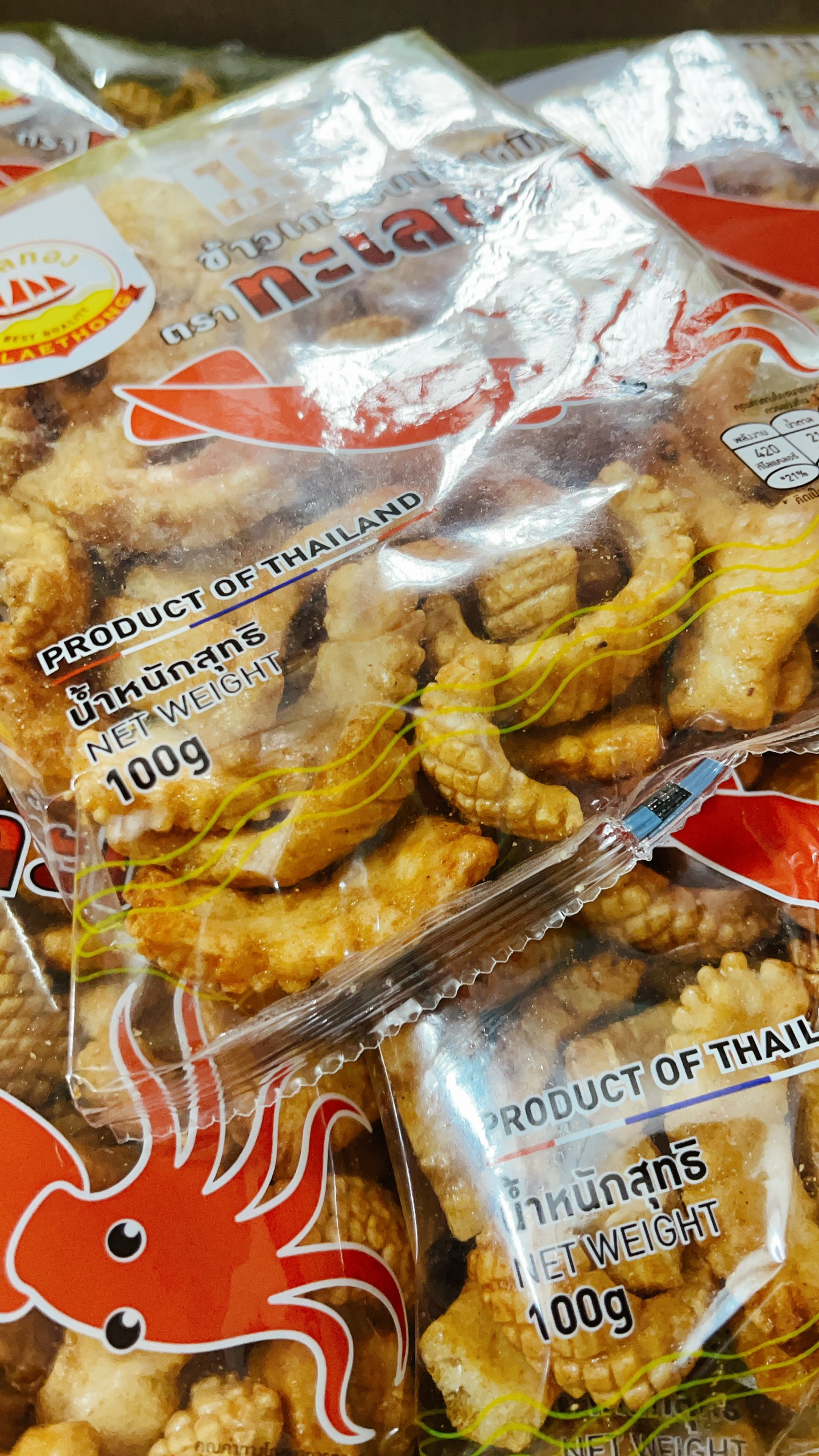 Bánh Snack Mực Thái Lan hiệu Talaethong 100G