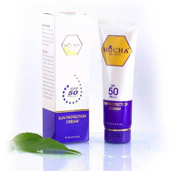 Kem chống nắng Mocha Hàn Quốc SPF50 PA+++ chính hãng không thấm nước dưỡng ẩm chống nắng bảo vệ da khỏi tác hại vủa tia UVA,UVB