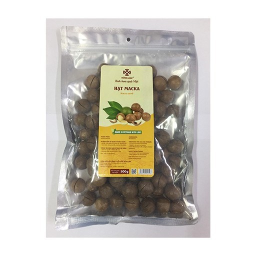 Hạt Macka (Macca) Rang Nứt Vỏ - Vị Bùi Thơm Ngon - 500gr