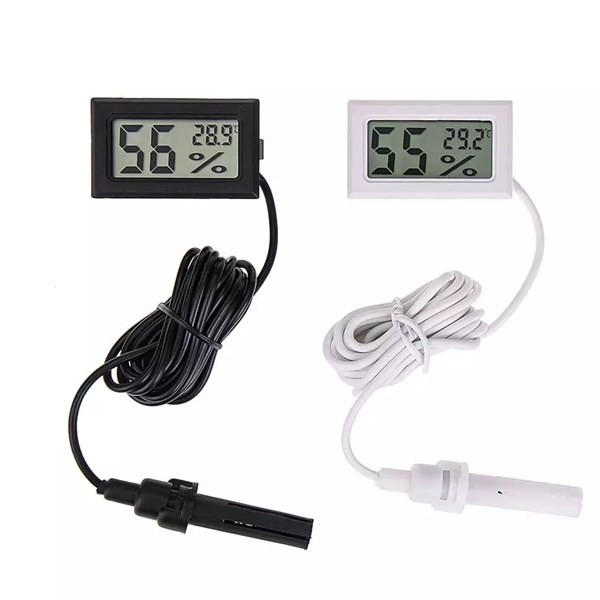 Máy đo nhiệt độ đô ẩm t110 màu trắng, màu đen