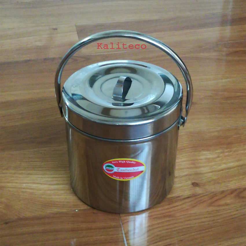[HCM]Camen Đựng Cơm Inox 12cm (1,4 lít) Tantiendat-Kaliteco