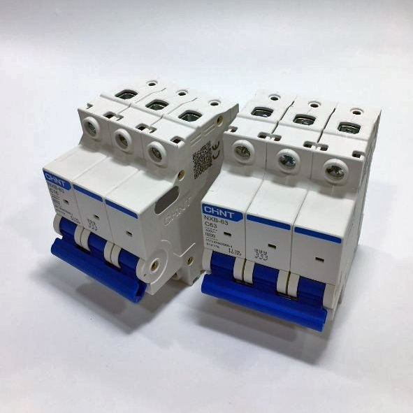 Aptomat MCB 3 pha chint NXB-63 6A/10A/16A/20A/25A/32A/40A/50A/63A ( hàng chính hãng ) TBD36