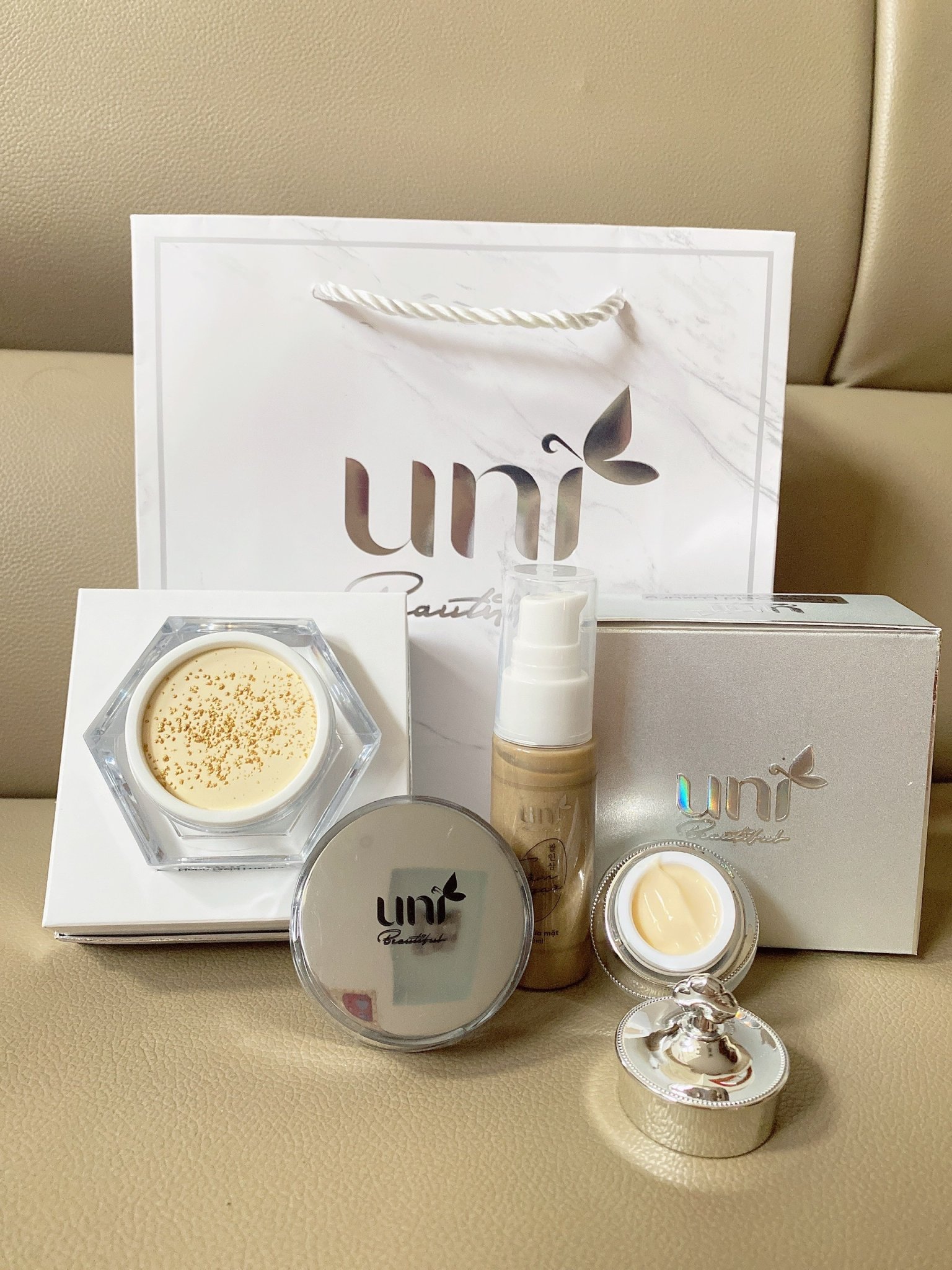 Combo chăm sóc da Nano Gold - Uni Beautiful