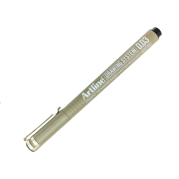 Bút vẽ kĩ thuật 0.03mm artline ek-2303 - màu đen
