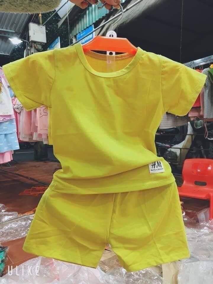[HCM]Bộ thun trơn cho bé mặc nhà