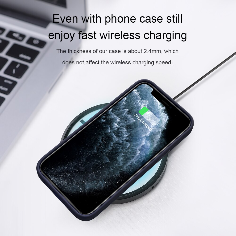 Ốp lưng iPhone 12 Pro Max silicon Nillkin Flex Pure chính hãng