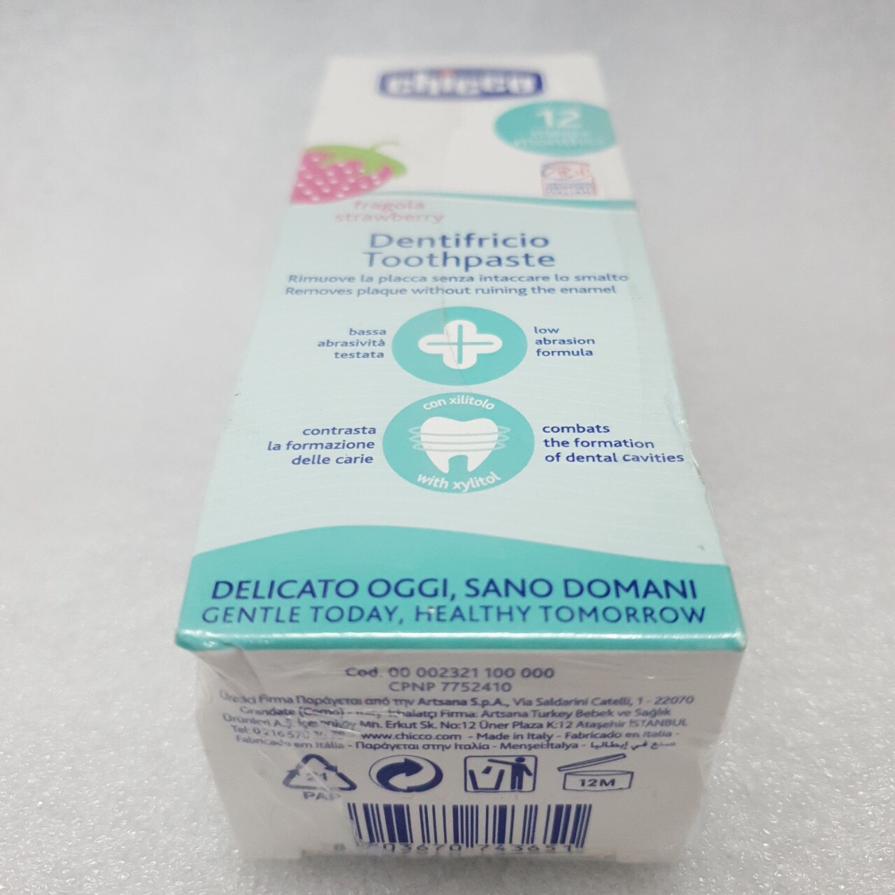 [HCM]Kem đánh răng Chicco hương dâu 12M+
