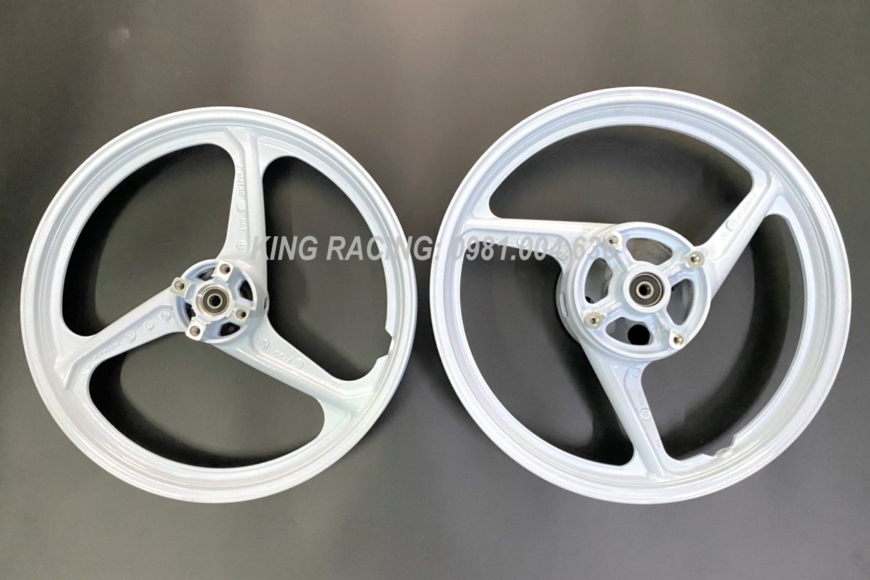 CẶP MÂM-VÀNH ĐÚC 3 ĐAO( 3 NAN) GẮN HD,WINER , WINER X(HOẶC CHẾ CHÁO CÁC DÒNG XE 2 THẮNG ĐĨA TRƯỚC SAU)