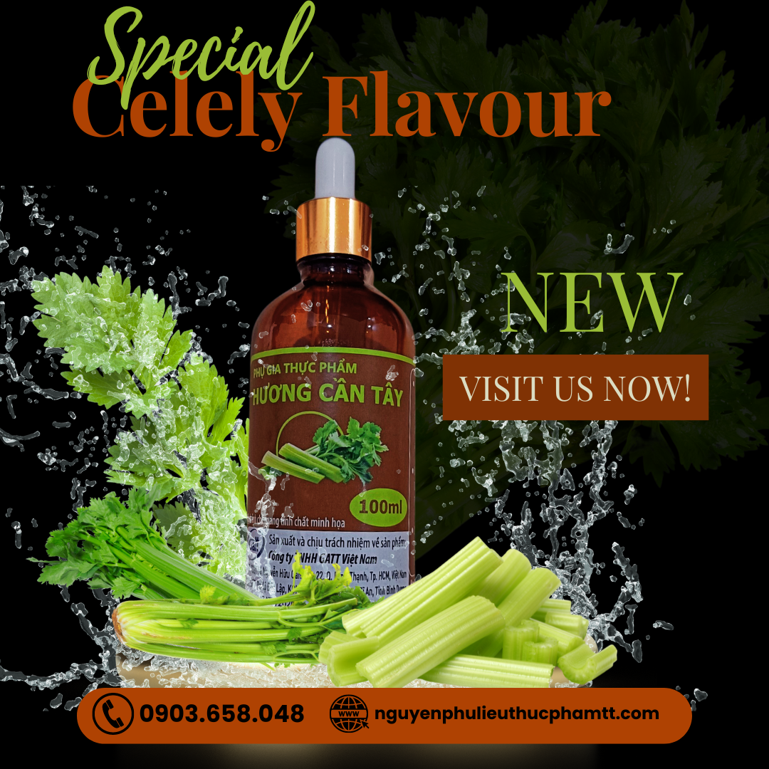 Celery Flavour - Hương cần tây dùng cho sản xuất thực phẩm đảm bảo an toàn