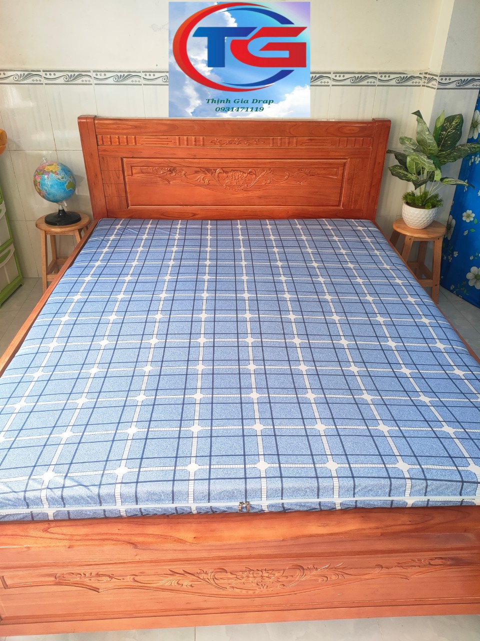 Drap lẻ Thun 3D Hàn Quốc