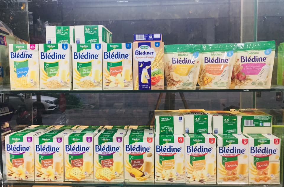 Bột pha sữa BLEDINA - Pháp 400g vị vani 12M date 2025