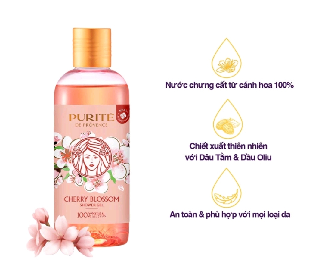 Sữa Tắm Thiên Nhiên Purité 250ml
