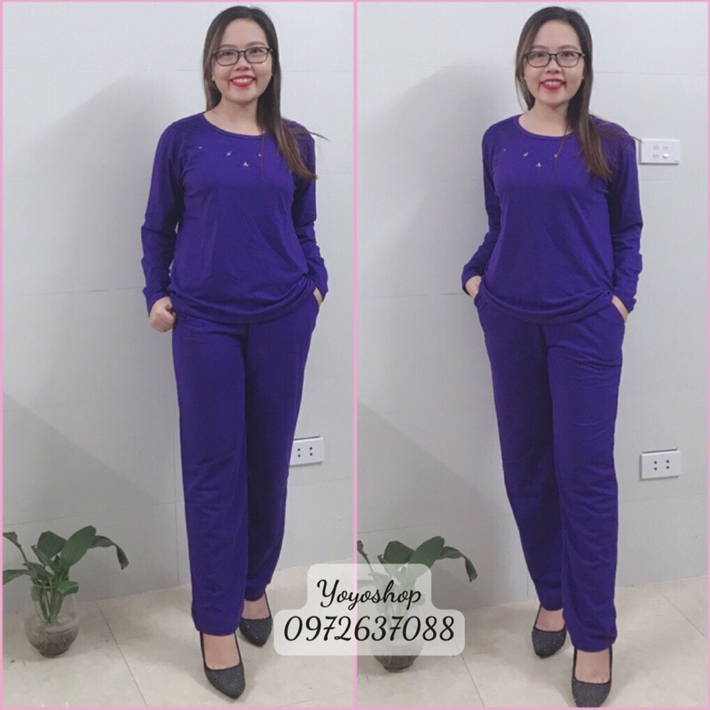 Bộ Nỉ Da Cá Tniên Thug, Bộ Mặc Nhà Thug Cho Mẹ