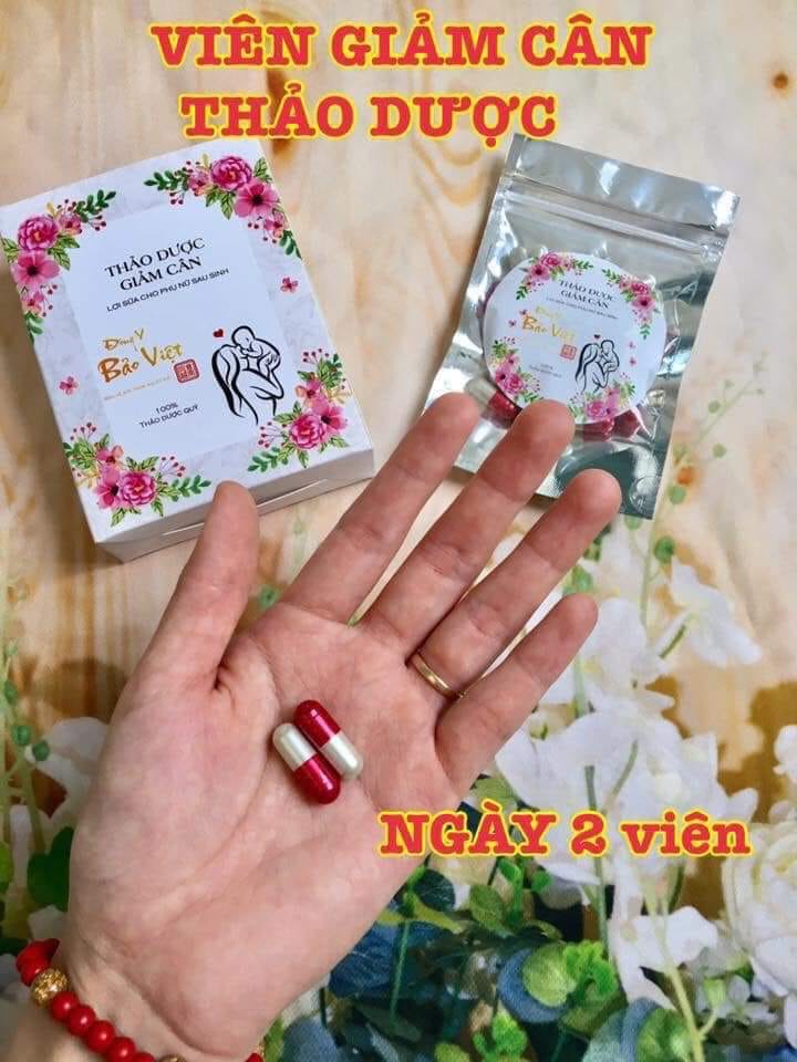 [HCM]GIẢM CÂN ĐÔNG Y BẢO VIỆT HỘP FULL {tặng kèm 30 viên tan mỡ bụng ban đêm}