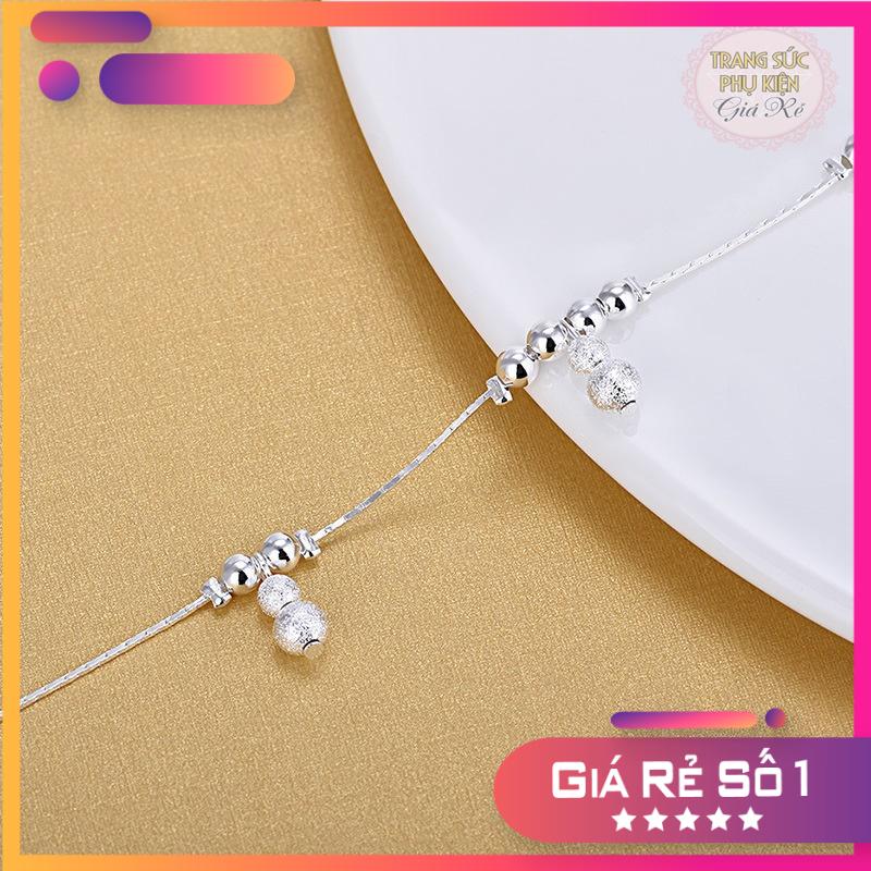 [Giảm Sốc] Lắc Chân Bạc Ý 925 thời trang Hàn Quốc