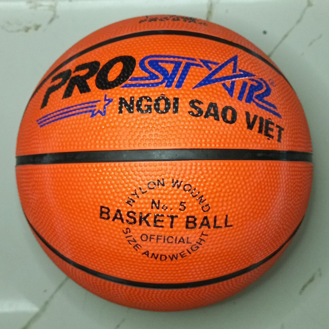 Quả bóng rổ cao su Prostar số 5 (màu cam)