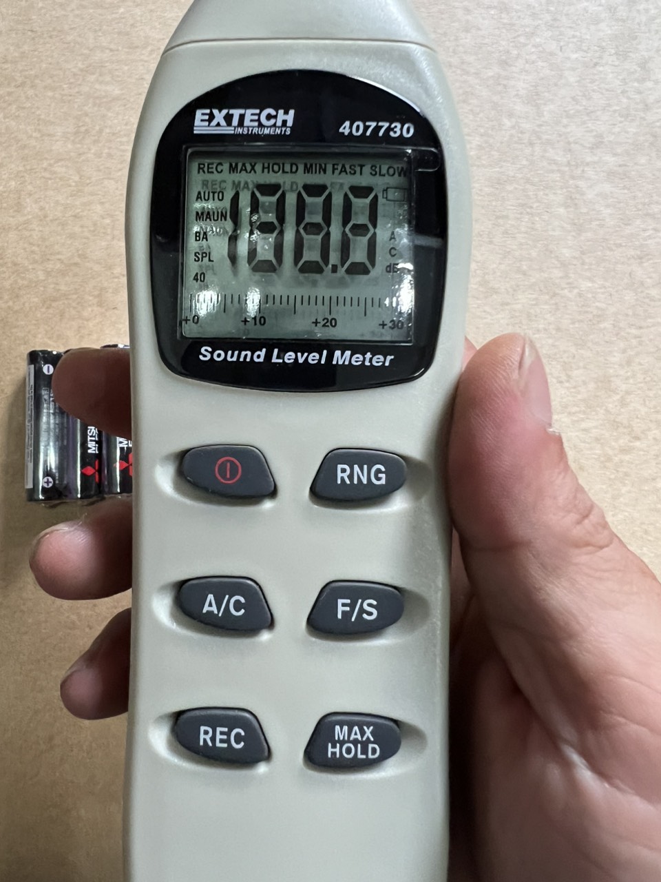 Gauge sound ồn Extech 407730
