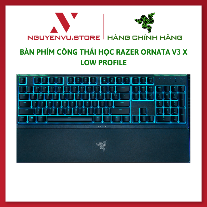 Razer ornata V3 X-low profile ergonomic gaming keyboard-authentic